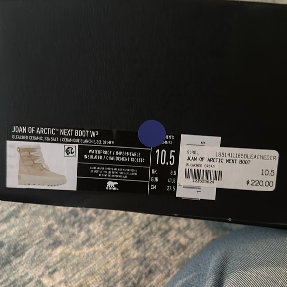 NEW IN BOX JOAN OF ARTIC NEXT BOOT WP SIZE 10.5 NWT - Picture 3 of 6